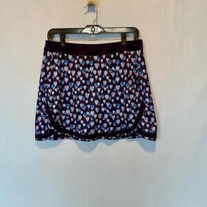 Women's PGA Tour Blue and Red Hot Air Balloon Skort Size M Golf Athleisure